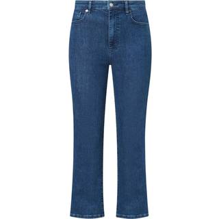 Frame Icon cropped mid-rise straight jeans - blue - 32