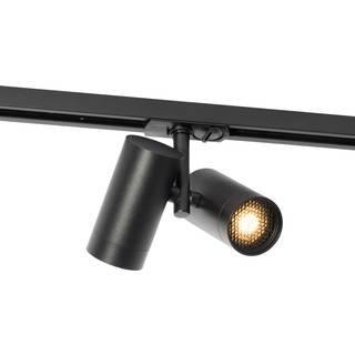 Moderne 1-faset skinnespot sort 2-lys - Iconic Scopio