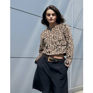 River Island River Island Brown Leopard Trophy Jacket