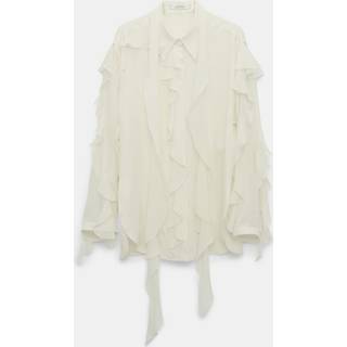 Dorothee Schumacher Ruffled silk shirt - white - XS