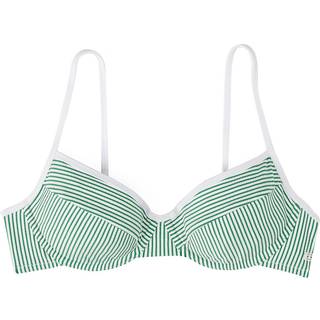 Ribbed Texture Demi Cup Bikini Top