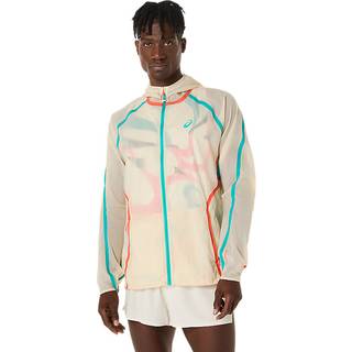 Jakke med hætte Asics LIMITED SERIES ROAD PACKABLE JACKET 2011d284-200 Størrelse L