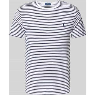 Polo Ralph Lauren Herren T-Shirt blau gestreift Slim Fit