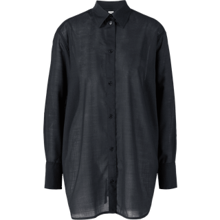 Toteme Wool voile shirt - black - XL