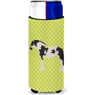 """"Carolines Treasures Cyldesdale Horse Green Dekorative Can Hugger Slim Multicolor""""