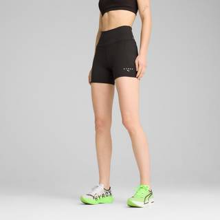 Women&#39;s Puma x HYROX CLOUDSPUN 3&#34; Short Tights, Black, Size S, Clothing - Black - S