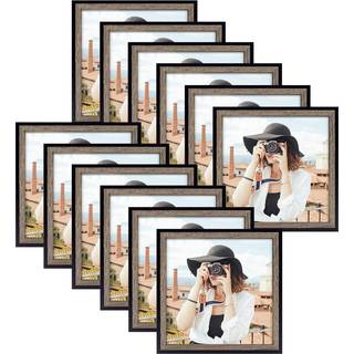 Golden State Art Set med 12 To Color Molding Picture Frame Integreret med staffeli og savtand b?jler Fantastisk til babybilleder Bryllupper Portr