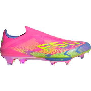 F50+ Firm Ground støvler - Lucid Pink / Lucid Lemon / Blue Fusion - 46