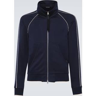 Tom Ford Jersey track jacket - blue - EU 48