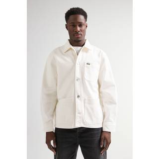 Lacoste Long Sleeved Woven Shirt Cream