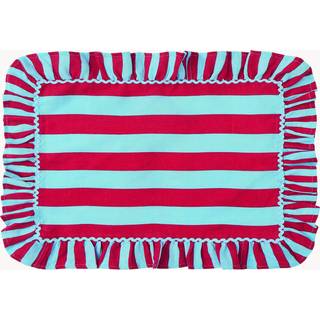 Stribede dækkeservietter Senape, 2 stk