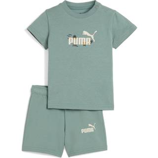 Puma Minicats Sandy Adventures Tee and Shorts Set Toddler, Green, Size 6-9M, Clothing - Green Moon - 6-9M