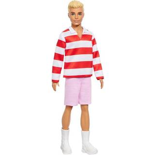 Barbie Ken Fashionistas - blond dukke med stribet trøje