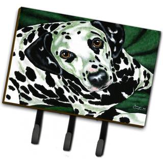 """" Caroline's Treasures AMB1359TH68 Emerald Beauty Dalmatian snor eller nøgleholder stor flerfarvet """"