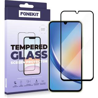 FoneKit Fuldt dækkende panserglas, Samsung Galaxy A34 5G