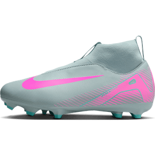 Nike Jr. Mercurial Superfly 10 Academy-high top-fodboldstøvler til flere typer underlag til mindre/større børn - grå - 33