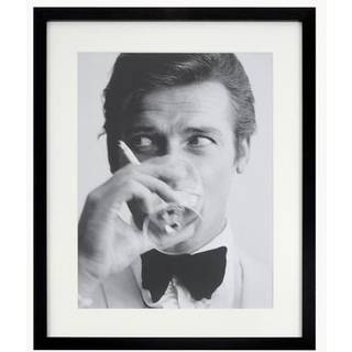 Indrammet digitaltryk James Bond Drinking
