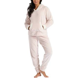 Loungeable Cable Cut Luksus Fleece Med hætte Ører Twosie FleeceX-Large