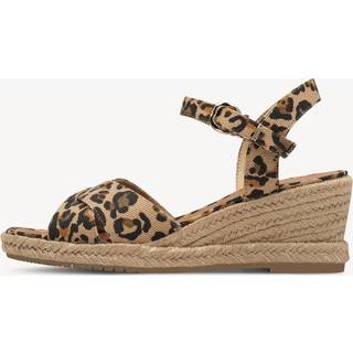 Højhælede Wedge Sandaler, Leopard, 38