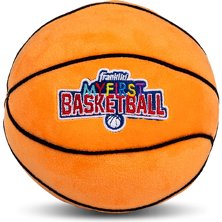 Franklin Sports Kids Soft Plush Basketball - NBA MyFirst Basketball Fyldt basketball plys til børn - Bløde børn basketball udstoppet plys - sjov