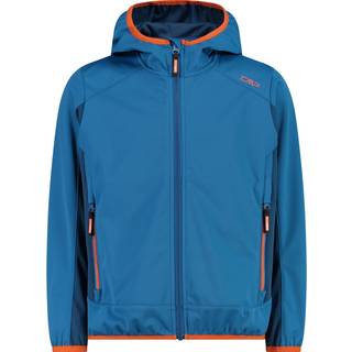 CMP Kid's Jacket Fix Hood Softshelljakke Børn størrelse 128 farve blå