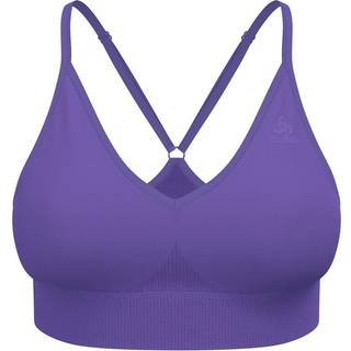 Odlo Women's Seamless Low Padded Sport Bra Sports-bh Damer størrelse XS farve lilla