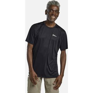 T-shirt til herre - Jack Wolfskin Tech T - Sort - XXL