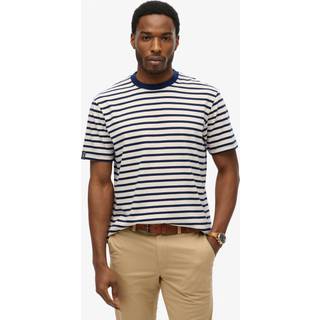 SUPERDRY MERCHANT STRIPE TEE - Hvid