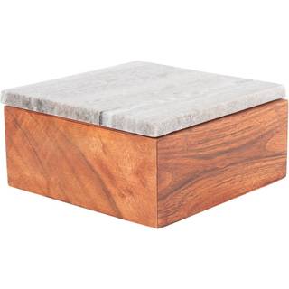 Opbevaringsæske Acacia 15x7,5x20cm brun