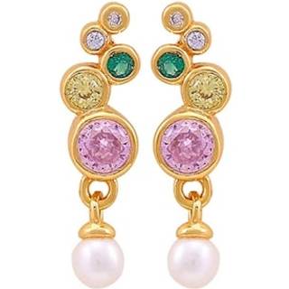 Hultquist Sienna rainbow øreringe i forgyldt