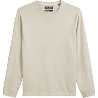 Marc O'Polo Herren Pullover beige unifarben
