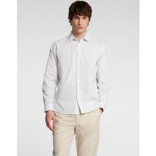 Relaxben Stripe Skjorte, White, XXL