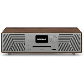 Sonoro Meisterstück (gen 2) valnød - sølv - All-in-one hi-fi-system, Deezer, Spotify, Napster, Tidal, Qobuz, Digital