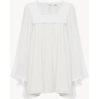 ChloÃ© Silk crÃªpe minidress - white - M