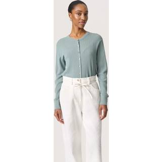 Soaked In Luxury Slspina Cardigan Strik 30408036 Silver Blue (XSMALL)