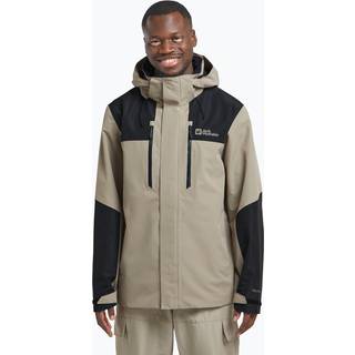Jack Wolfskin Men's Jasper 2-Layer Jacket Stone, L