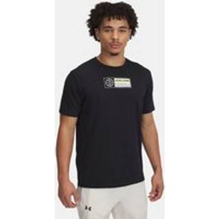 Under Armour Hoops Men's Short Sleeve Black / Sonic Yellow S