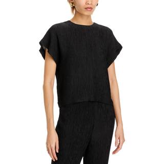 Jollie Top - Black Crinkle M