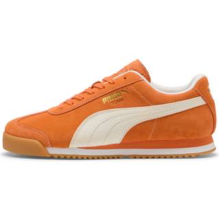 Puma Roma Suede Sneakers Unisex, Orange, Size 42.5, Shoes - Gum - 42.5