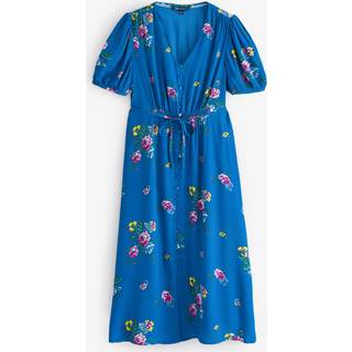 Crew Clothing Crew Clothing Blue Lola Short-Sleeved Tea Dress