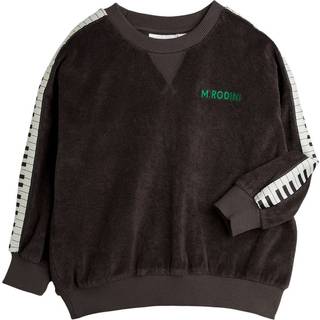 Mini Rodini Piano Terry Sweatshirt Brown 80/86 cm  Brun  80/86 cm  Unisex