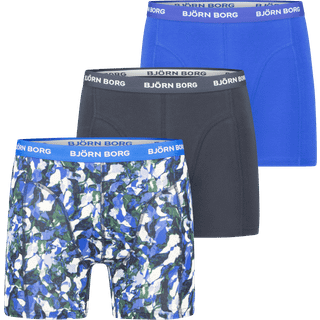 Björn Borg Cotton Stretch Boxers 3-pack Blå, S