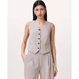 All Saints AllSaints Brown Aleida Waistcoat