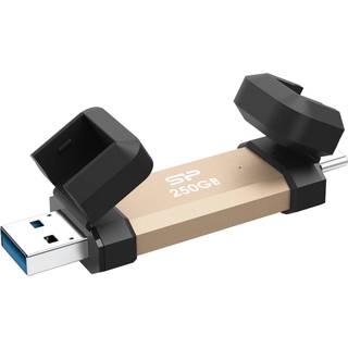 250GB USB Stick USB Typ A+C 1050/850MB`s gold