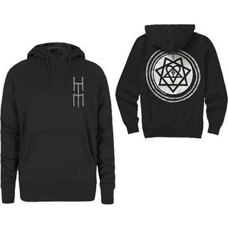 Him - HIM Unisex Pullover Hoodie: Graphic (Black) (Back Print)
