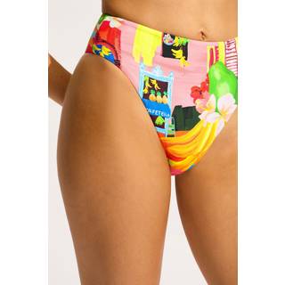 Seafolly Women's Sea Dive High Rise Pant Bikini-trusser Damer størrelse 10 farve kulørt