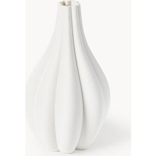 Stor 3D-printet vase Melody i porcelæn, H 40 cm