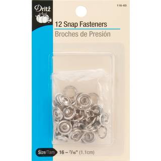 Dritz Gripper Snaps 7/16 """" Nikkel