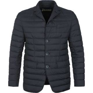 Herno Piumino Blazer Dettagli Dainetto Jacket in Navy | Herno - 42 UK