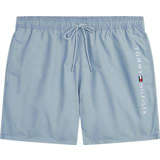 Tommy Hilfiger Herren Badeshorts blau Mikrofaser unifarben